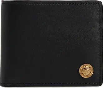 Versace Neon Orange Leather Bifold Wallet Versace | The Luxury Closet