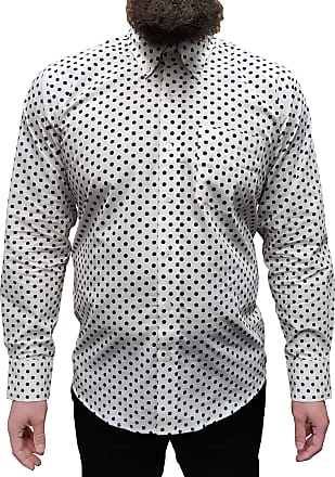 RELCO VINTAGE DESIGN MENS 100% COTTON SHIRT Long Sleeve Sm 3XL 