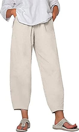 Men's Loose Pantalon taille élastique poche Stretch Baggy Coupe Droite Pantalon Long 