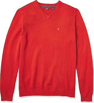 IZOD Mens Big & Tall Tall Premium Essentials Solid V-Neck 12 Gauge Sweater Vest 3X-Large Big Peacoat 