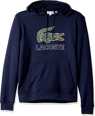 lacoste hoodie navy blue