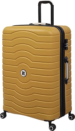 It Luggage Proteus 8 Wheel Expander Medium Suitcase Black 71cm TSA Lock 