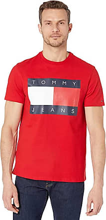 tommy hilfiger red shirt men