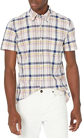 Goodthreads Men's Standard-fit Short-Sleeve Solid Oxford Shirt W/Pocket Brand 