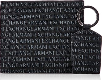 armani exchange leather wallet