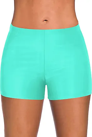 Yonique Womens Swim Shorts Solid Tankini Bottoms Swimsuit Bottoms