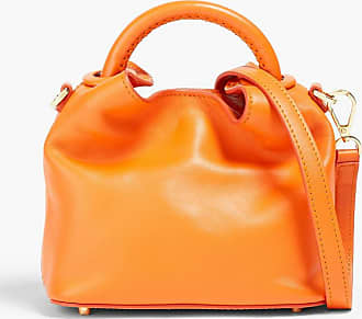 S Joon Tulip Mini Tote Bag Aus Leder In Orange