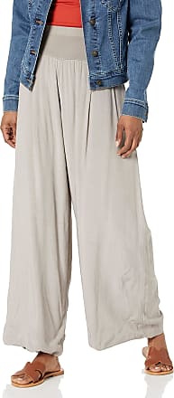 MASZONE Capri Pants for Women Wide Leg Harem Pants Palazzo Pajama Pants Loose Cropped Lounge Trousers with Pocket 