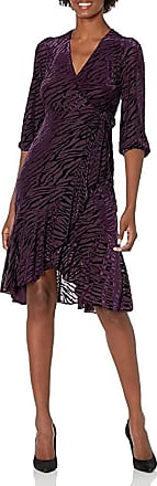 Calvin Klein Womens Classic Wrap Dress