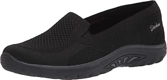 black skechers slip on shoes