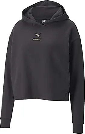 PUMA Women's T7 Crop Track Jacket, Black, X-Small at  Women's  Clothing store
