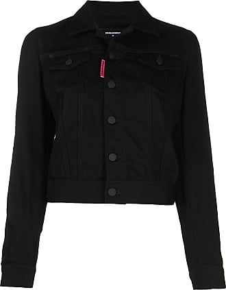 dsquared black denim jacket