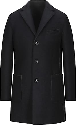 Homme Vêtements Manteaux Manteaux longs et manteaux dhiver Manteau long Synthétique Paolo Pecora pour homme en coloris Noir 