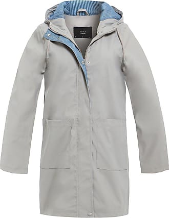SS7 New Womens Silver Metallic Rain Mac Waterproof Raincoat Ladies Jacket Size 8-16 