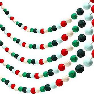 26 Feet Christmas Tree Beaded Garland Plastic Pearl Strands Chain  Artificial Pearls Beads Trim Garland for Xmas Tree Holiday Wedding DIY  Decoration