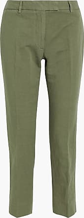 GIRLFRIEND COLLECTIVE Dark Olive Rover Track Pant in Green Womens Clothing Trousers Slacks and Chinos Straight-leg trousers 