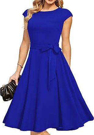 Marie Blanc Cocktail Dress blue party style Fashion Dresses Cocktail Dresses 