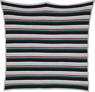 Barrie stripe-print knit scarf - Black