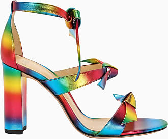 bibi lou rainbow block heels