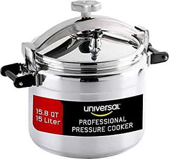 Universal 6.3 Quart / 6 Liter Pressure Cooker, 7 Servings, Pressure Canner  With Multiple Safety Systems and Heat Resistant Handles For Can, Soup