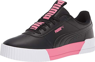 black and hot pink puma shoes