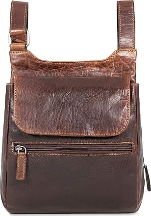 Jack georges Voyager Collection Leather Hipster Wallet Brown 7303 BRN 