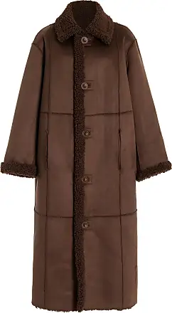 Boden Reversible Faux Shearling Coat, Hazel, 12