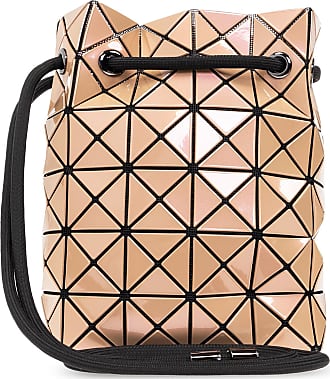 Bao Bao Issey Miyake Wring Geometric Drawstring Shoulder Bag in Pink