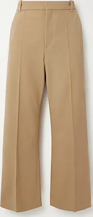 Cropped Slim-Fit Striped Virgin Wool and Mohair-Blend Trousers