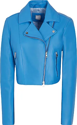 Damen-Lederjacken in Blau: Shoppe bis zu −46% | Stylight