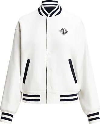 Ralph Lauren Jacket Womens Medium White Black Activewear Fleece Full Z –  Cerqular