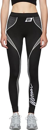 off white athletic leggings