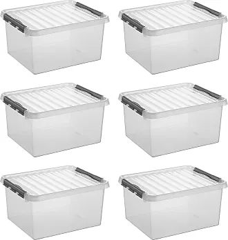 Desktop-Aufbewahrungsbox Langer Streifen Transparente Aufbewahrungsbox  Multifunktions-Haushaltsbürobedarf Aufbewahrungsbox aus Kunststoff (A)