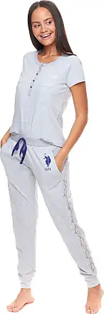 U.S. Polo Assn. Womens Pajama Sets - Tee and Capri Pajama Pants Lounge Sets for Women