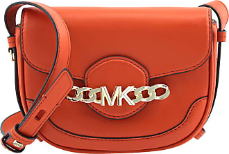 Michael Kors Orange Ladies Hally Extra Small Presbyopia Leather Crossbody  Bag: Handbags