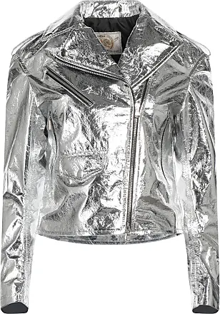 Damen-Lederjacken in Silber Shoppen: bis zu −50% | Stylight