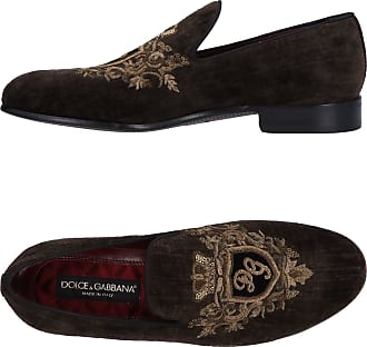 Dolce & Gabbana Leder Mokassin in Blau für Herren Herren Schuhe Slipper Mokassins 