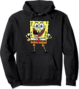 Nickelodeon SpongeBob Square Pants Men's Black Sweatshirt Hoodie Size XL -  EUC