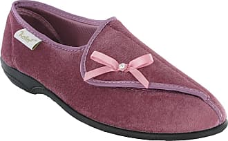 ladies slippers with velcro fastening