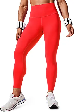CRZ YOGA Womens Compression Workout Leggings 25 Inches - Thick
