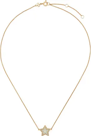Tory Burch Capped Crystal Pearl Necklace