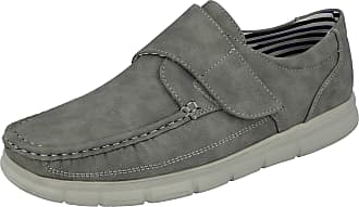Mens Loafer Flat Casuals Slip On Lace Up Touch and Close Strap Size 7 8 9 10 11 12