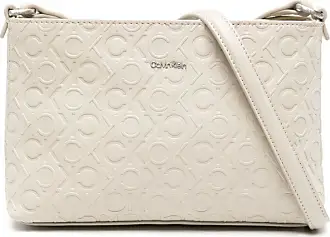 Calvin Klein Logo-Print Zipped Crossbody Bag