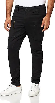 Men's Black G-Star Cotton Trousers: 44 Items in Stock