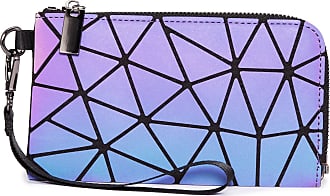 Geometric Luminous Purses and Handbags for Women Holographic Reflective Bag  Backpack Wallet Clutch Set