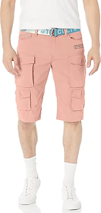 Sandro Men's Bleached Bermuda Shorts - Pink - Size 38