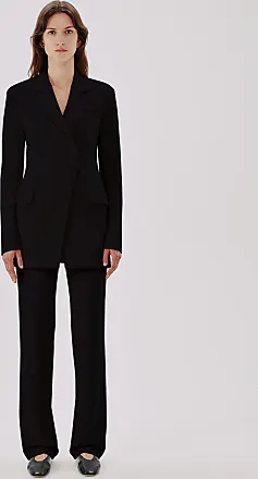 Jessica London Women's Plus Size Double-Breasted Pantsuit - 16 W, Black
