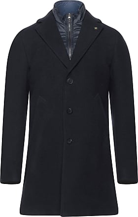 Manteau long Laines Manuel Ritz pour homme en coloris Noir Homme Vêtements Manteaux Manteaux longs et manteaux dhiver 