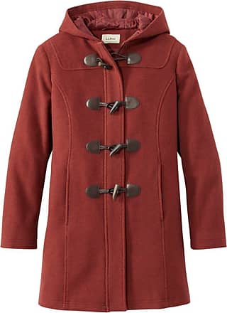Plus Size Women Winter Hooded Duffle Coats Vintage Print Fleece Long Sleeve Thicken Parka Jacket Sunmoot 