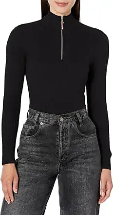 Tommy Hilfiger Women's 1/2-Zip Solid Cropped Sweatshirt Blue Size XS